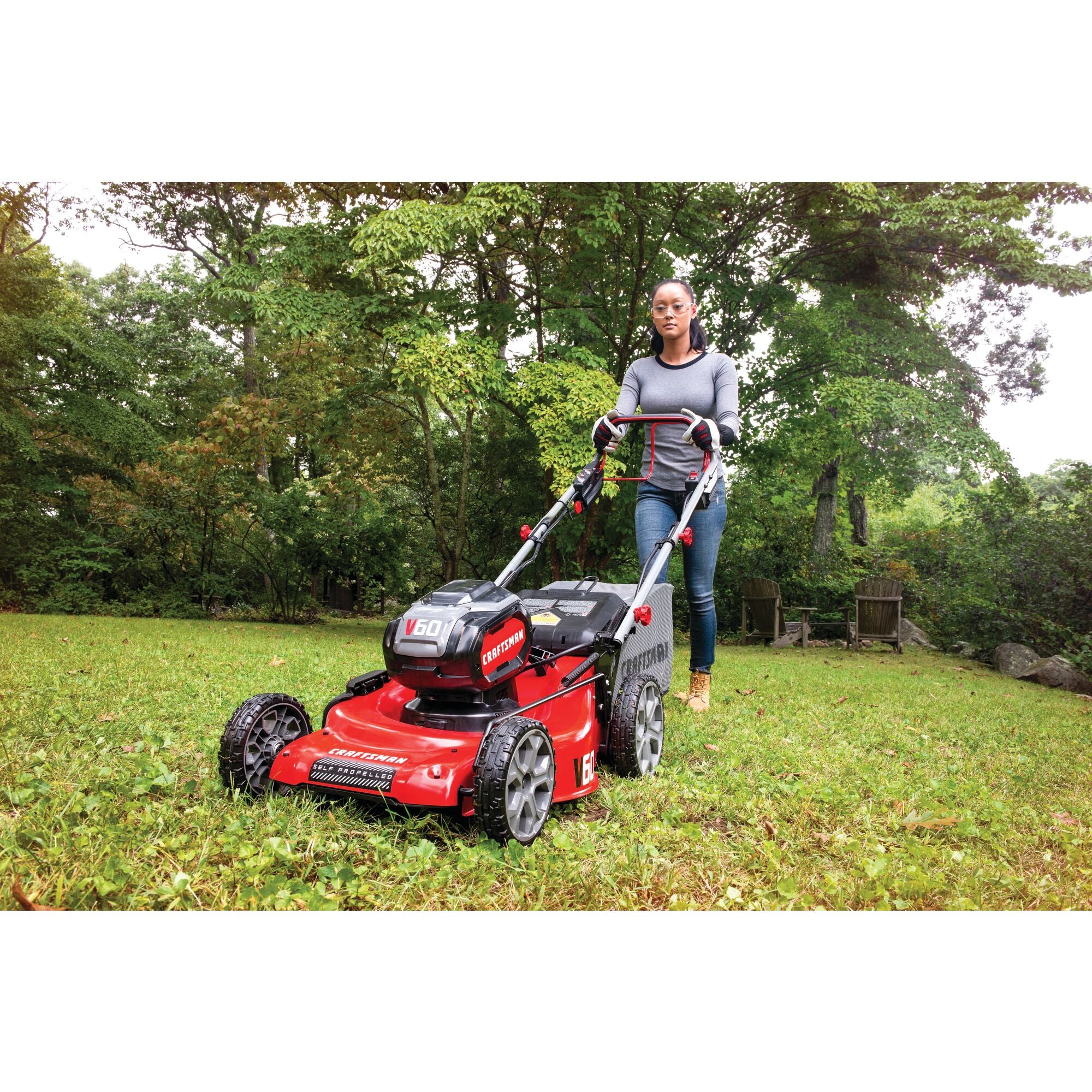 60V MAX* Cordless 21-In. 3-In-1 Self-Propelled Lawn Mower Kit (7.5Ah)