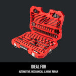 Graphic of CRAFTSMAN Mechanics Tool Set highlighting product features