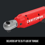 Graphic of CRAFTSMAN Ratchets highlighting product features