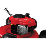 Powerful motor feature of 140 c c push mower.