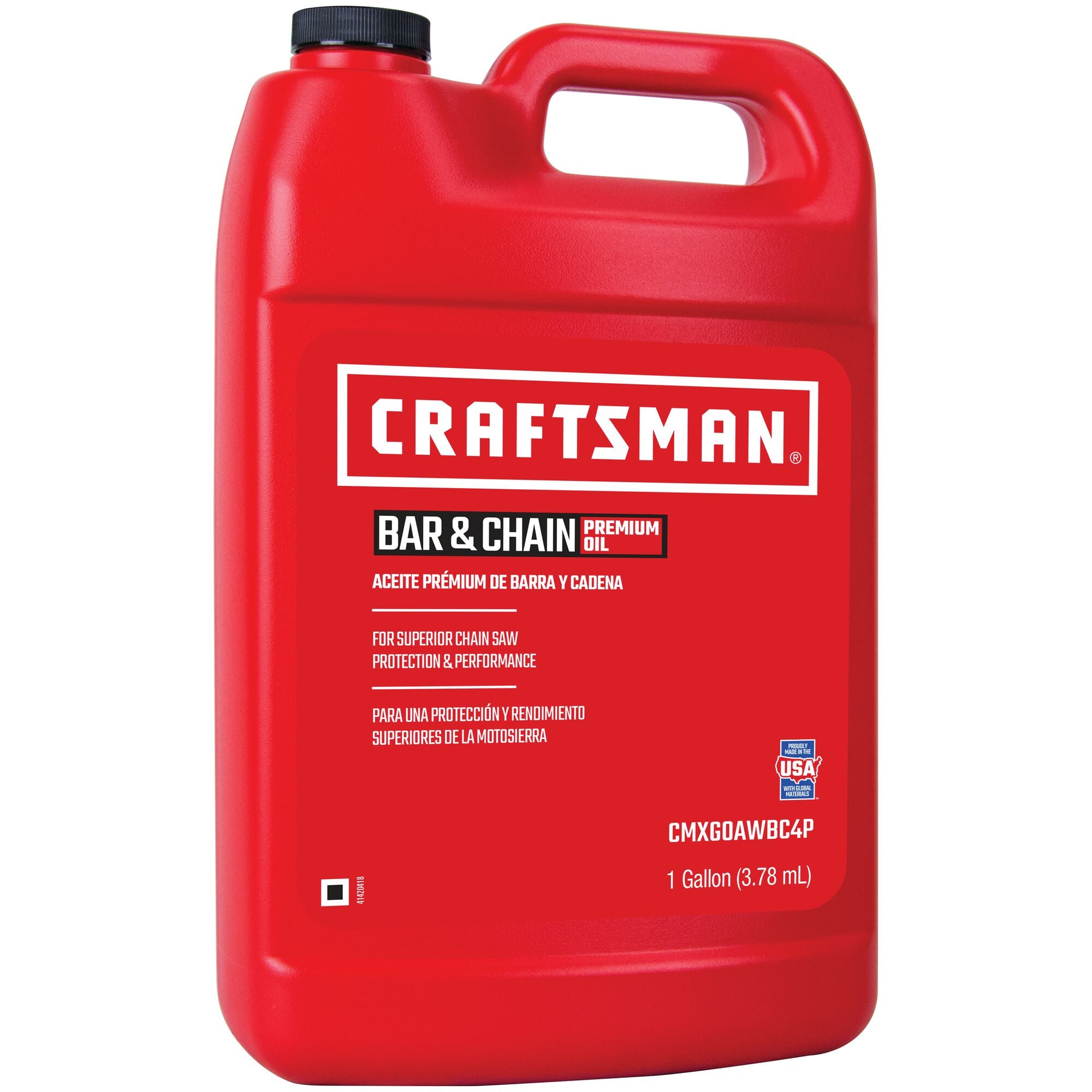 Craftsman bar and chain premium oil.