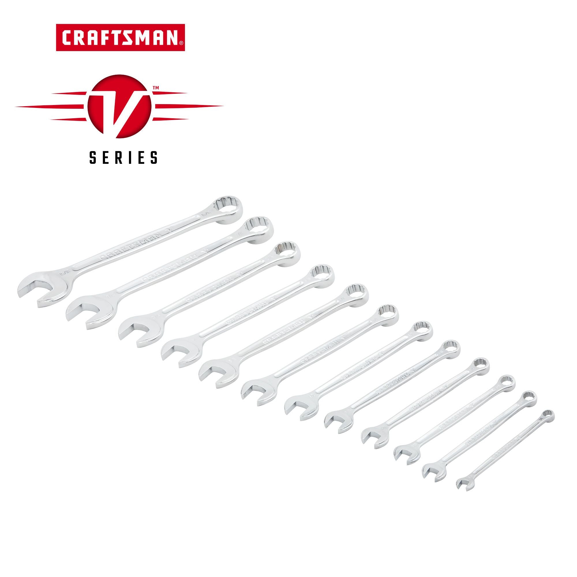 V-Series™ SAE Combination Wrench Set (12 pc) | CRAFTSMAN