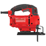 Left profile of 5 amp variable speed jig saw .