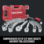 Graphic of CRAFTSMAN Mechanics Tool Set highlighting product features