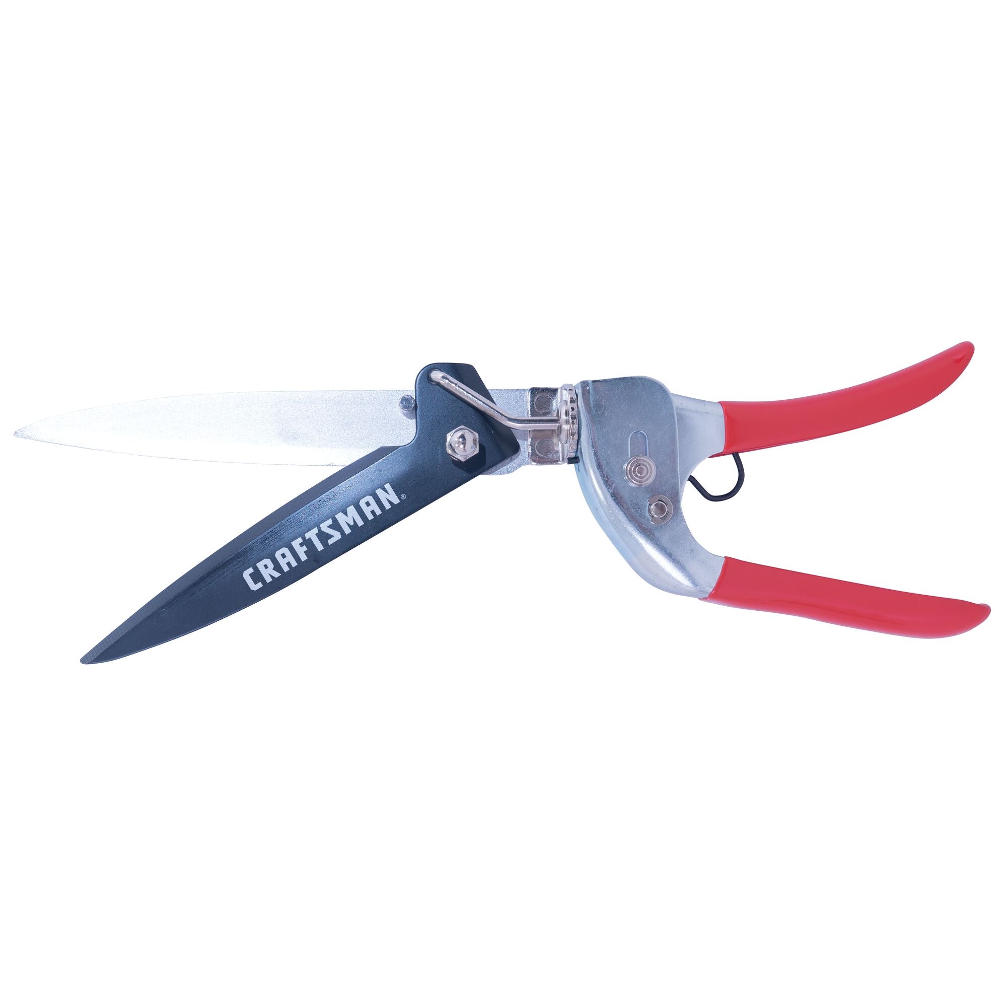 Right profile of swivel grass shears.