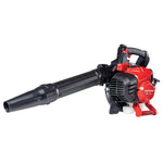 Left profile of 27 C C 2 cycle leaf blower vacuum.