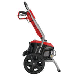 Left profile of 2100 pound per square inch electric cold water pressure washer.