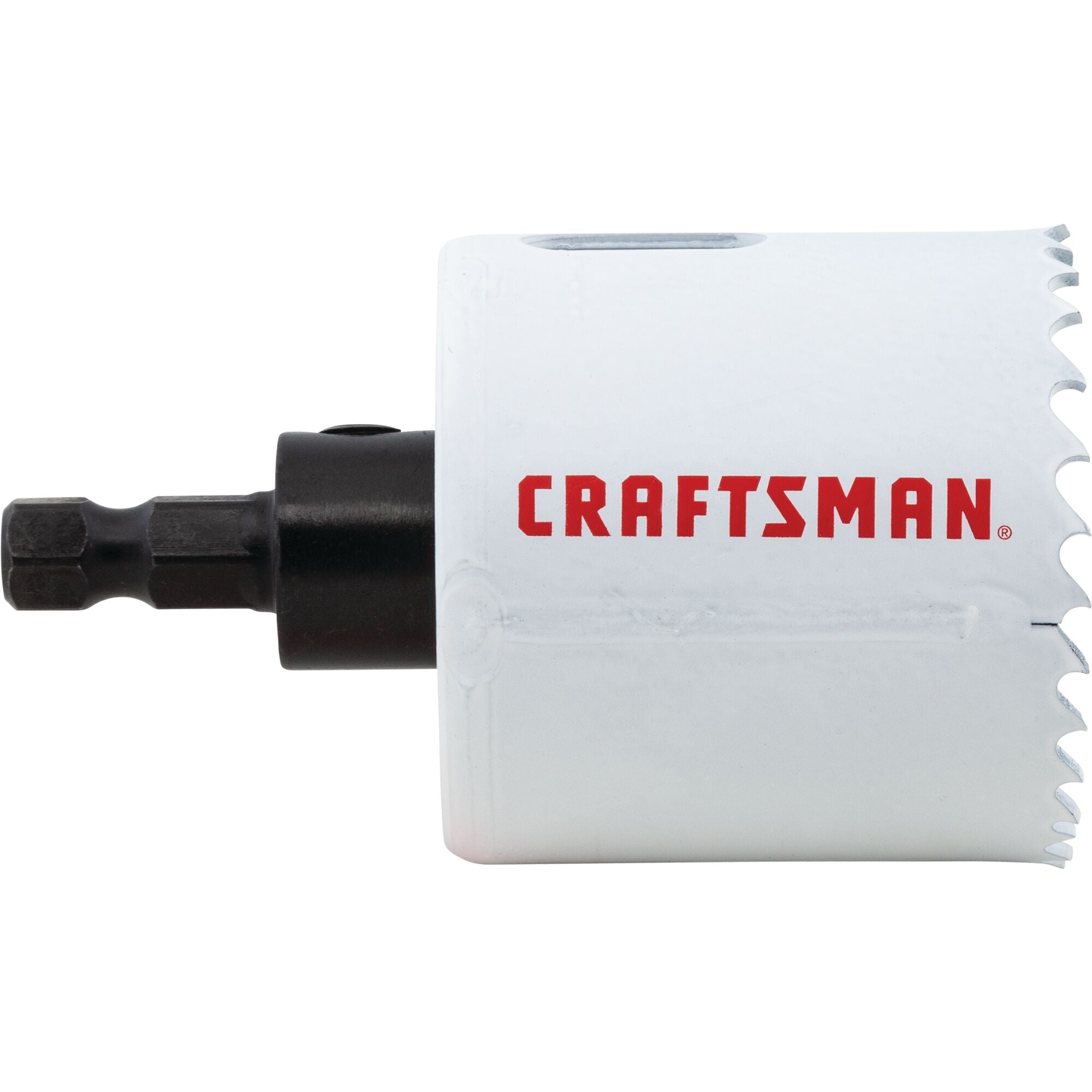 View of CRAFTSMAN Hole Saws on white background