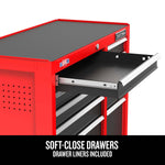 Graphic of CRAFTSMAN Storage: Cabinets & Chests Rolling highlighting product features