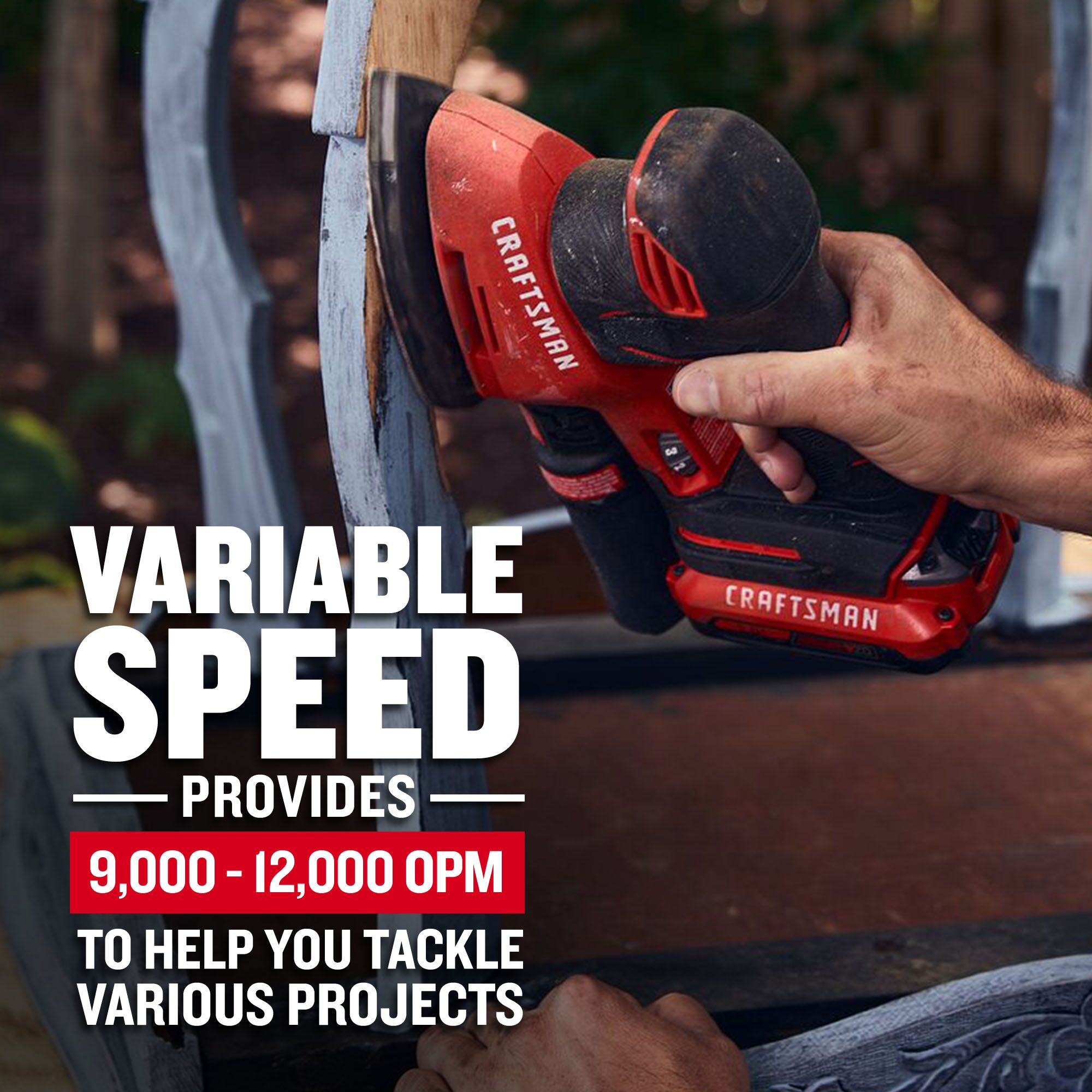 V20* Cordless Detail Sander (Tool Only) | CRAFTSMAN