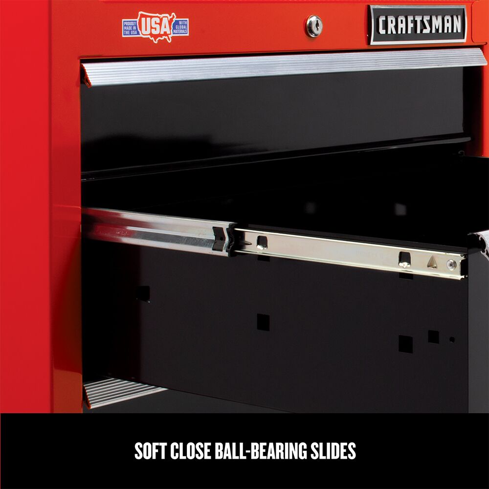 Graphic of CRAFTSMAN Storage: Cabinets & Chests Rolling highlighting product features