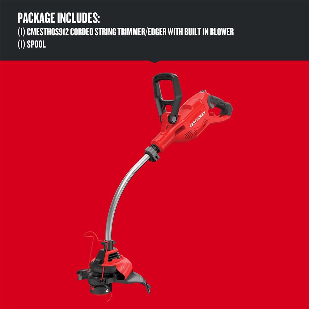 Graphic of CRAFTSMAN String Trimmers highlighting product features