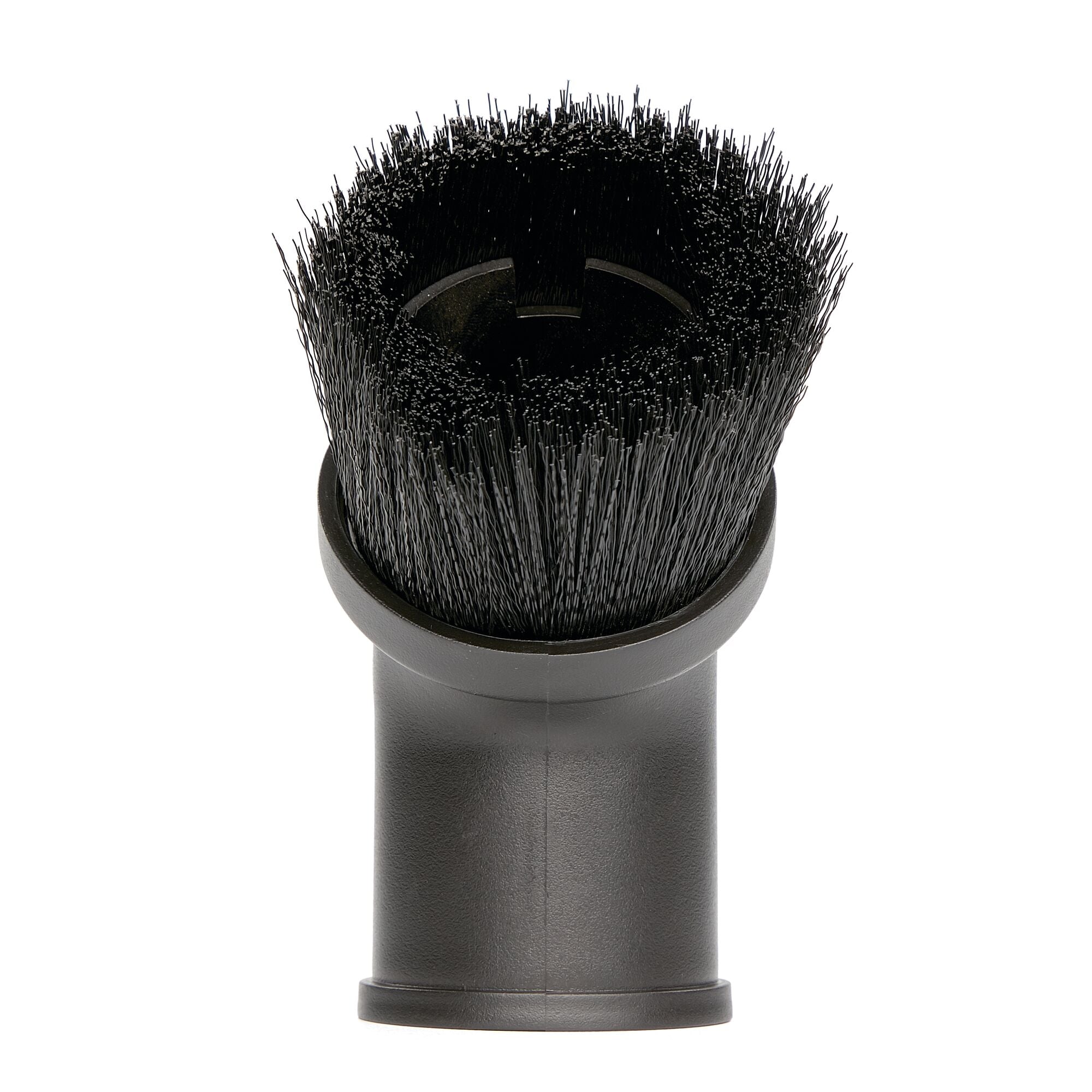 One and seven eighths inch Dusting Brush Wet or Dry Vacuum Attachment.