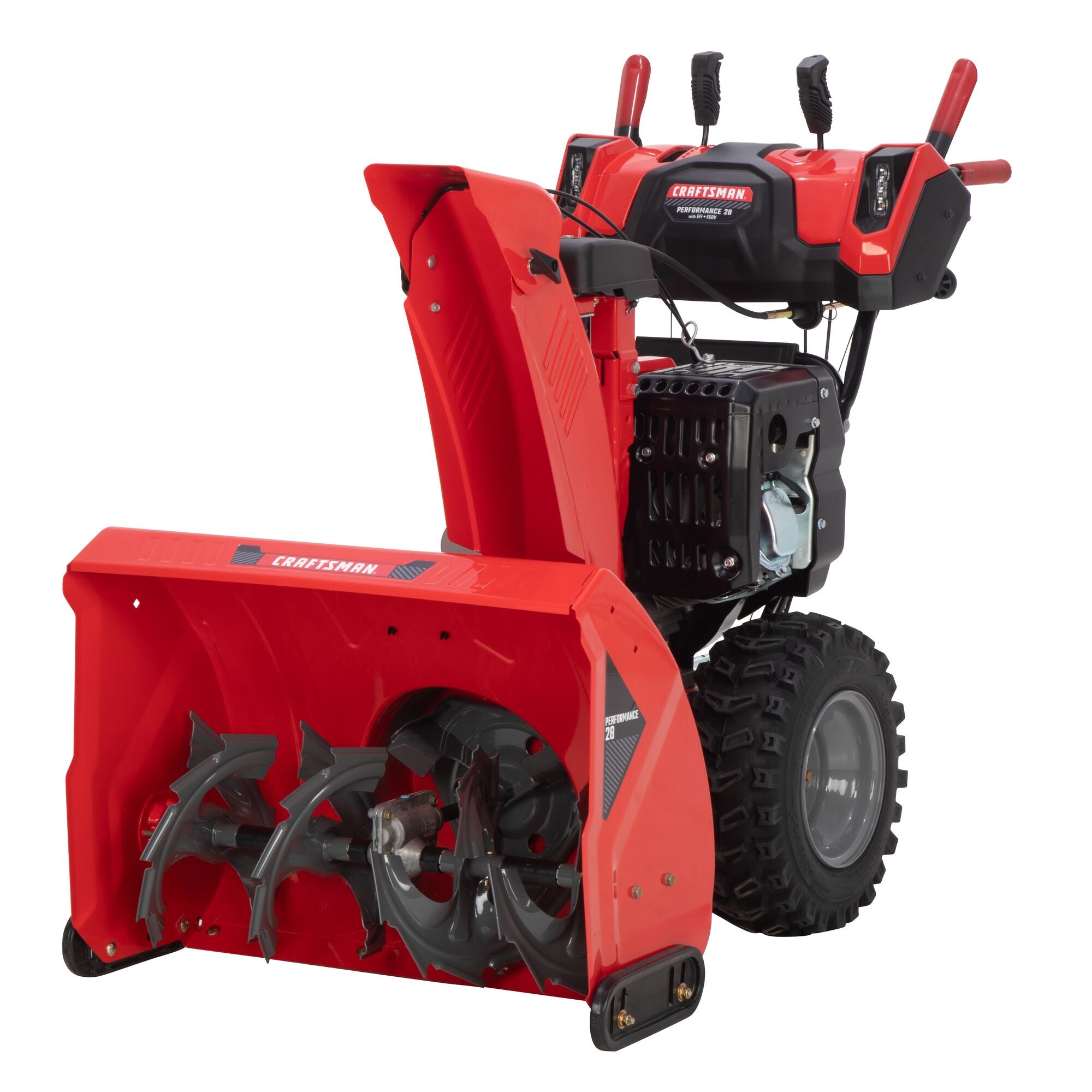 CRAFTSMAN Performance 28 EFI+EGOV Two-Stage Gas Snow Blower on white background