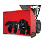 Enhanced clearing power feature in 28 inch 243 CC electric start two stage snow blower.