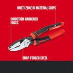 Graphic of CRAFTSMAN Pliers: Lineman highlighting product features