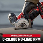 Variable speed trigger 0 to 20,000 no load RPM