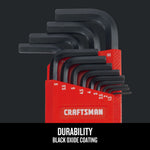 Graphic of CRAFTSMAN Screwdrivers: Hex Keys highlighting product features