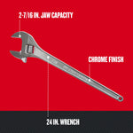 Graphic of CRAFTSMAN Wrenches: Adjustable highlighting product features