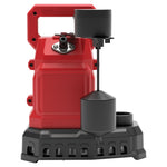 1-3HP SUMP PUMP REINFORCED THERMOPLASTIC SUBMERSIBLE AUTOMATIC VERTICAL SWITCH BACK VIEW