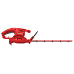 Left profile of 3 dot 2 amp 17 inches electric hedge trimmer.