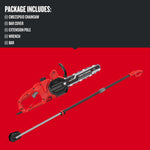 Graphic of CRAFTSMAN Pole Saws highlighting product features