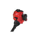 Easy winding bump head feature of W S 2200 weedwacker 25 C C 2 cycle 17 inch attachment capable straight shaft gas trimmer.