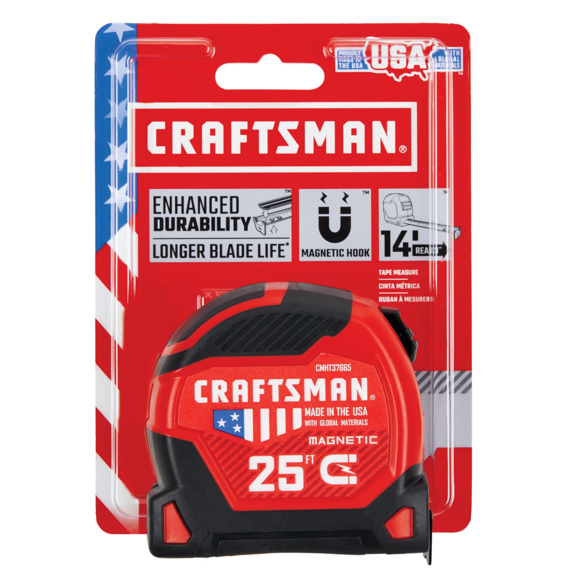 CRAFTSMAN CHROME 16-ft Tape Measure in the Tape Measures department at