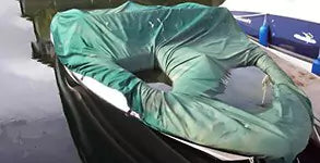How to make a boat cover support system