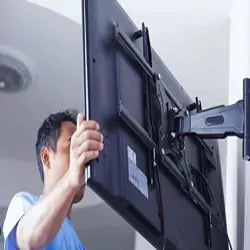 Wall mounted TV security