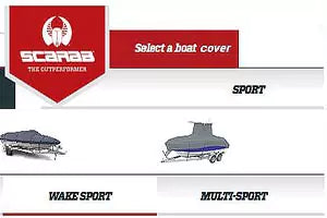 scarab 165g boat cover