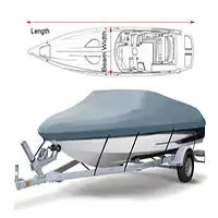 600 denier tri-hull boat cover