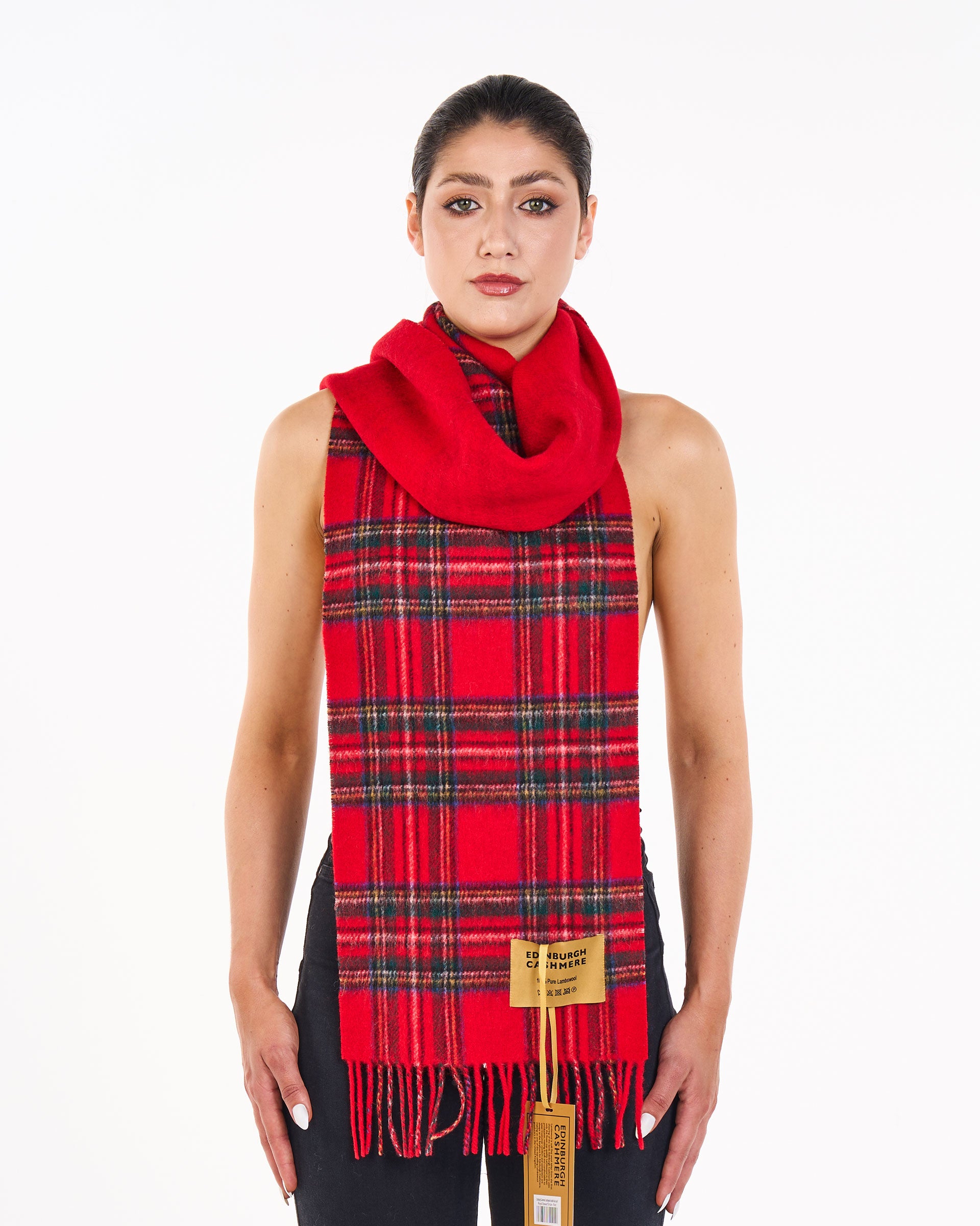 Traditional Scottish Luxury Cashmere Scarves | Edinburgh Lambswool