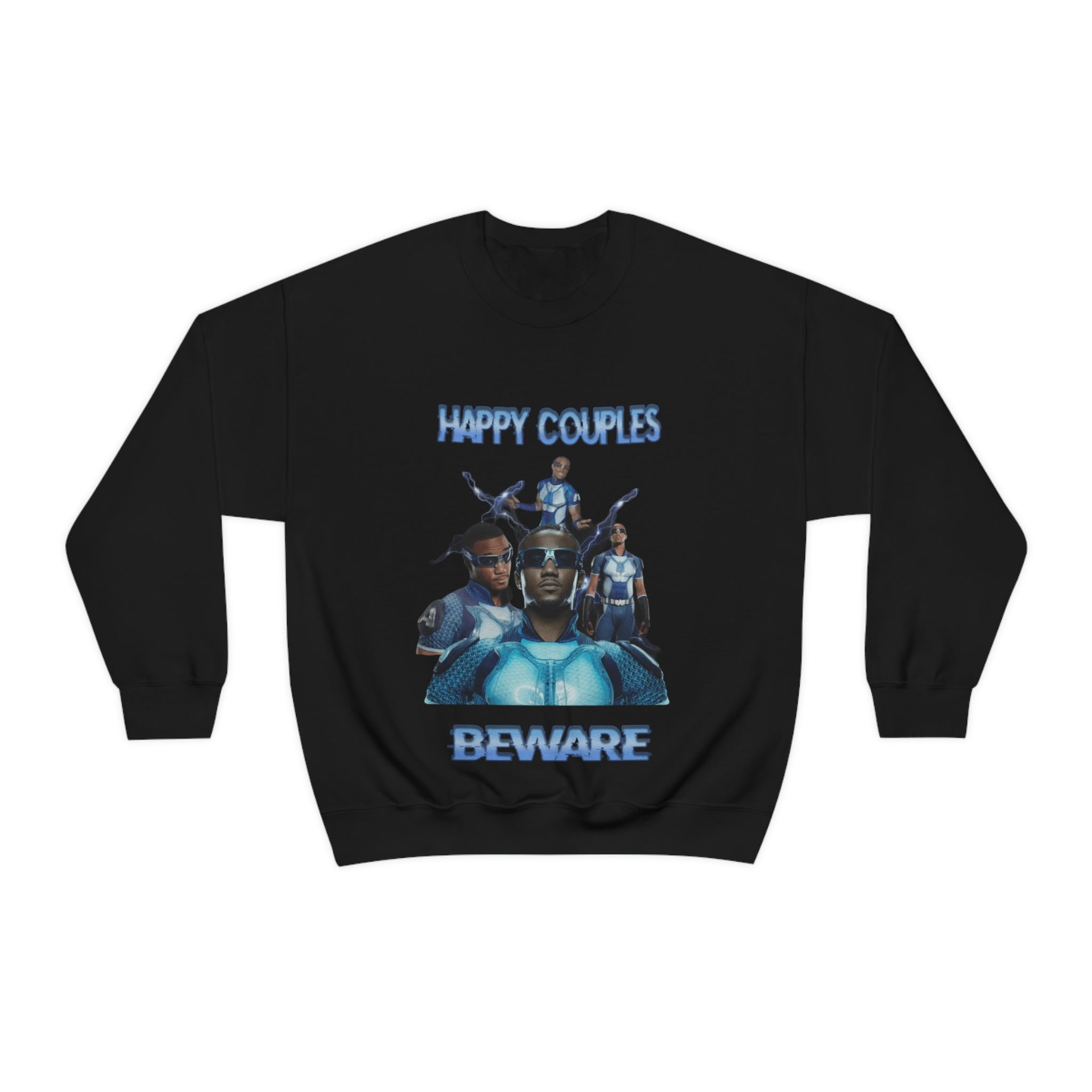 "Happy Couples Beware" Unisex Crewneck Sweatshirt - T2FT Tee