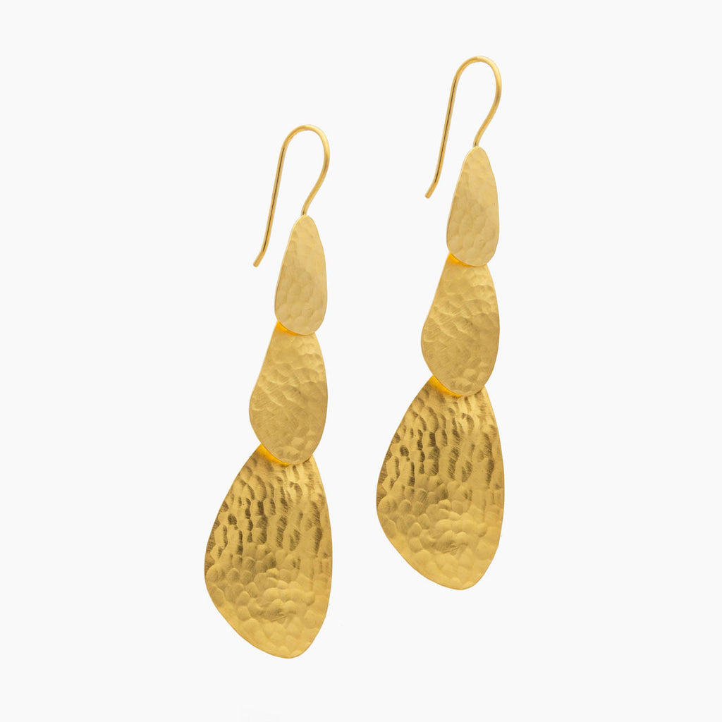 gold zara earrings