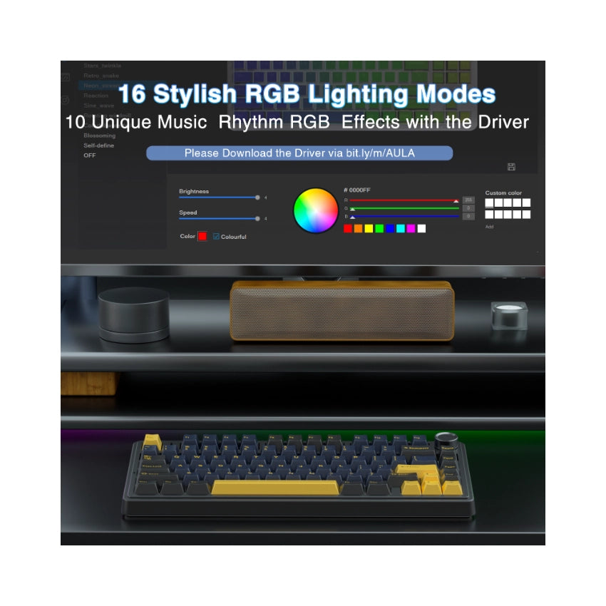 AULA F75 Knob Mechanical Keyboard