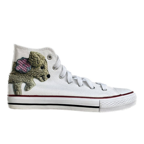 Hund Kitty Canvas Sneaker - ZIEGFELD Kids