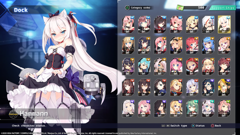 Azur Lane: Crosswave - Character - Hammann