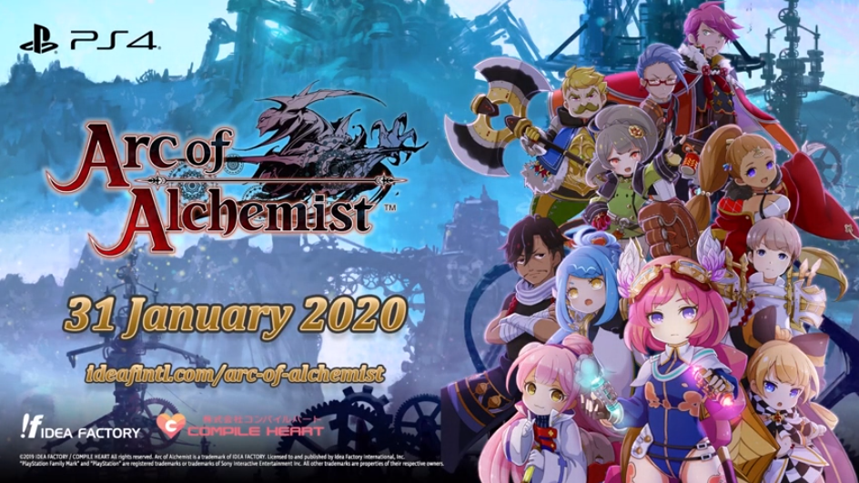 Arc of Alchemist Launches on PS4 in January 2020