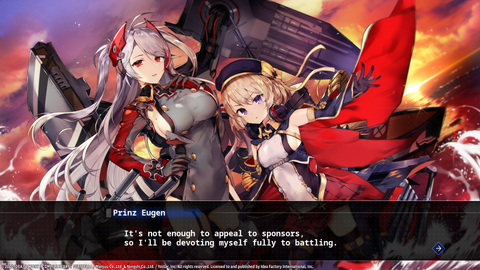 Azur Lane: Crosswave - Prinz Eugen & Z23 - Story Mode - CGs