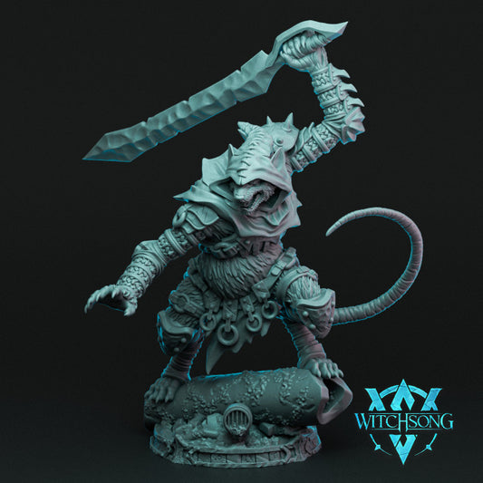 Rat King's Throne - Printable STL Miniatures by Witchsong