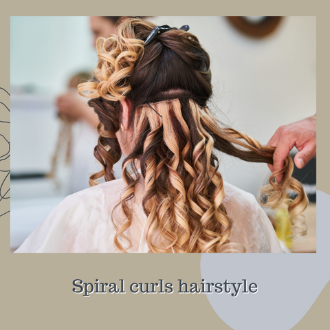 Hair Extensions Style - Spiral Hair Cuts