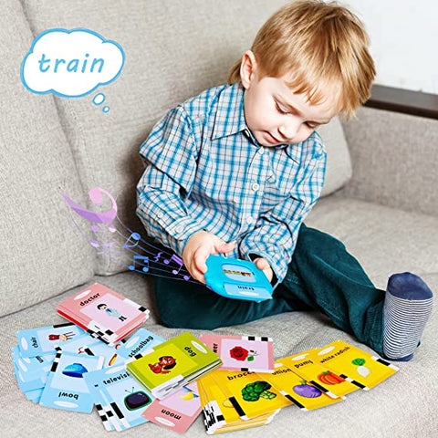 Cartes flash parlantes jouets d'apprentissage enfance éducation précoce  intelligente lecture de carte audio apprentissage anglais machine avec 224  mots pour l'âge de 2 à 6 ans Uniquement 5,70 BHD بات بات Mobile