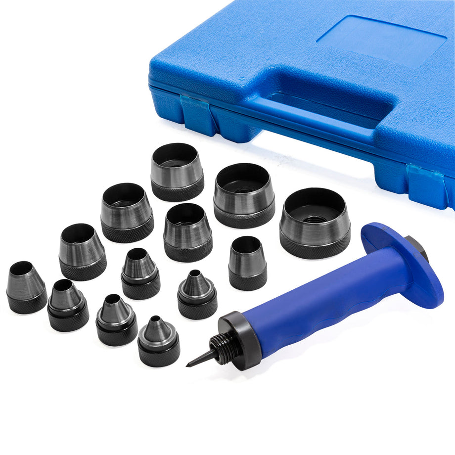 PMC Supplies LLC 36 Pc 1/2 12.5 mm Steel Stamps Punch Set for