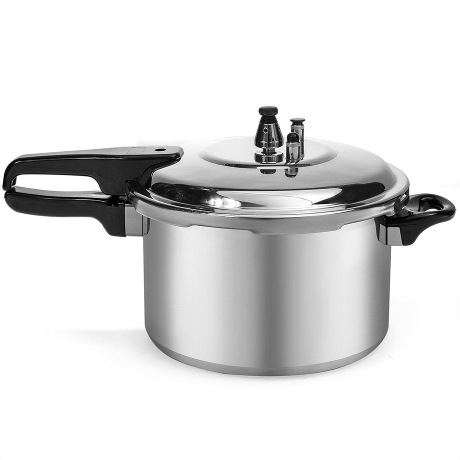 Barton 22 qt. Aluminum Stovetop Pressure Cooker with Built-in Pressure Dial Gauge