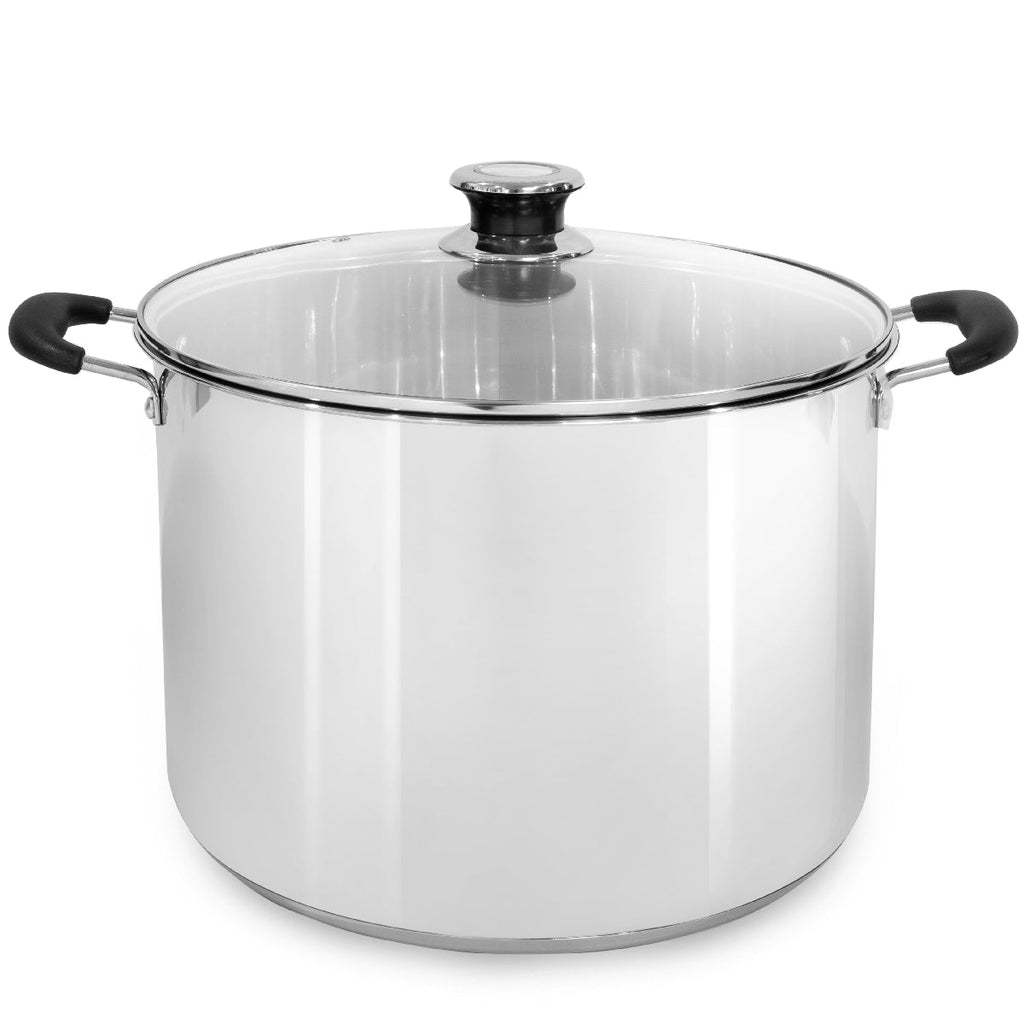 Barton 53Qt Stock Pot w/ Strainer Basket Commercial Stainless