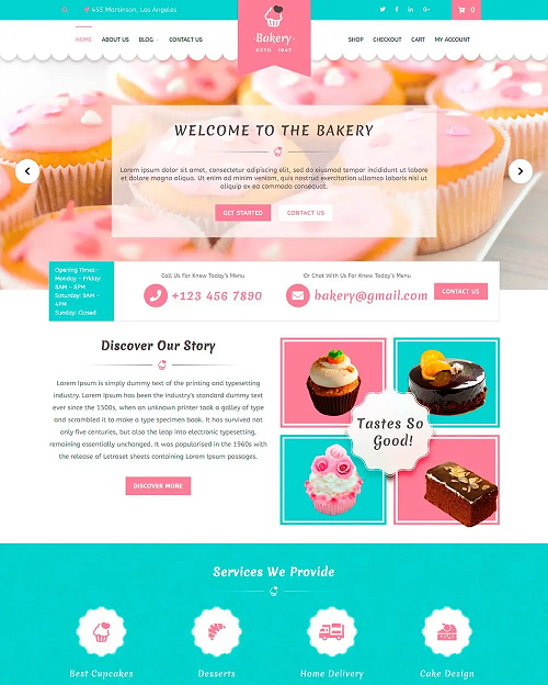Bakery WordPress Theme
