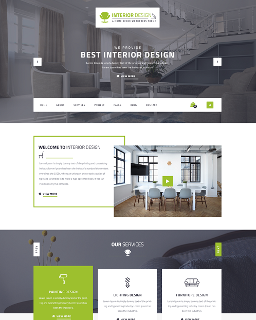 Interior Design WordPress Theme