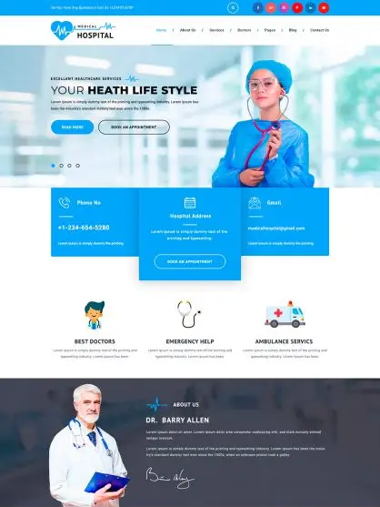 Medical WordPress Theme