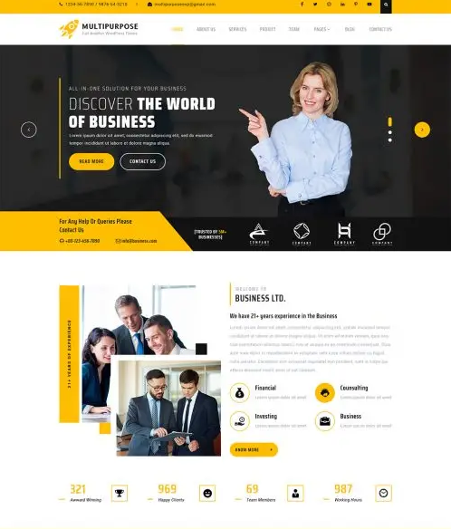 Multipurpose WordPress Theme